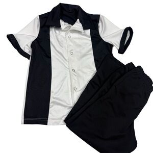 Weissman Black and White Dancewear Set